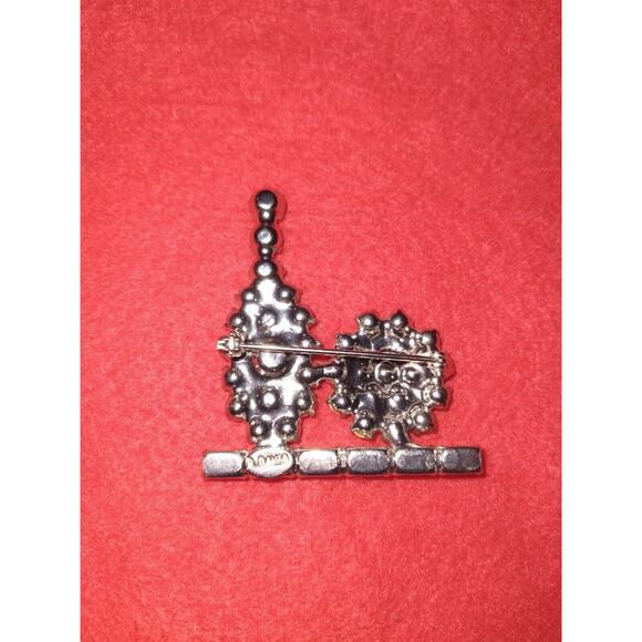 Vintage B. David Brooch/ Pin Bowling Ball with Bowling Pin Rhinestone Pin/Brooch - Picture 5 of 7